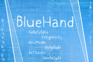 BlueHand: A Handwritten Font That Feels Human in Fast-Scrolling Feeds