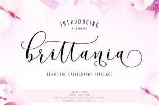 Brittania: A Modern Script Font for Digital Branding