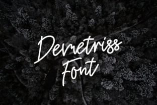 Demetriss: A Handwritten Font That Makes Your Brand Feel Human