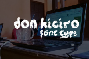 Donkiciro: A Hand-Painted Brush Font That Feels Like Real Ink