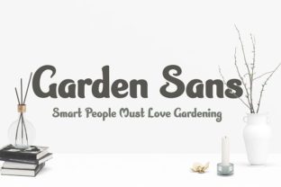 Garden Sans: A Bold, Rounded Display Font for Friendly Branding