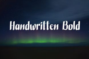 Handwritten Bold: A Confident Script Font for Editorial Design