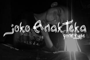 Jokoanakteka: A Rough Brush Font for Authentic Branding