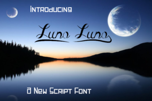 Luna Luna: A Polished Script Font for Small Business Branding