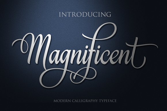 Magnificent: A Script Font That Earns Its Name