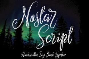 Nostar: A Warm, Hand-Drawn Script Font for Makers