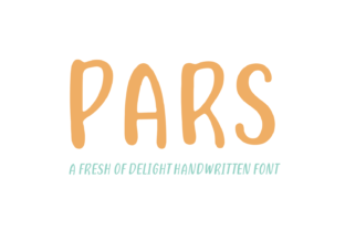Pars: A Handwritten Font That Feels Like a Sigh of Relief