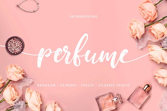Perfume: A Script Font That Breathes