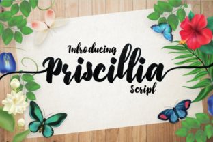 Priscillia Script: A Warm, Hand-Lettered Font That Elevates Your Brand