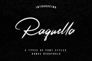 Raquella: An Elegant Handwritten Font for Crafters & Sellers