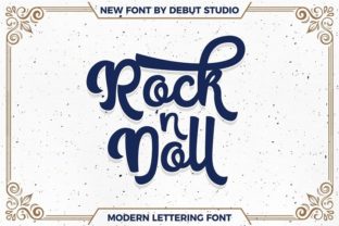 Rock n Doll: A Playful Script Font for Editorial Design