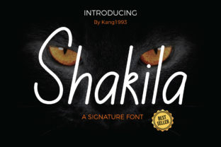 Shakila: A Smooth-Line Script Font for Handmade Labels & Printables