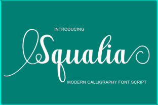 Squalia: A Modern Calligraphy Font for Trusted Branding