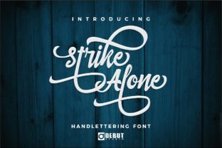 Strike Alone: A Thoughtful Script Font for Editorial Warmth